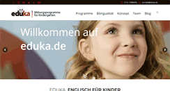 Desktop Screenshot of eduka.de